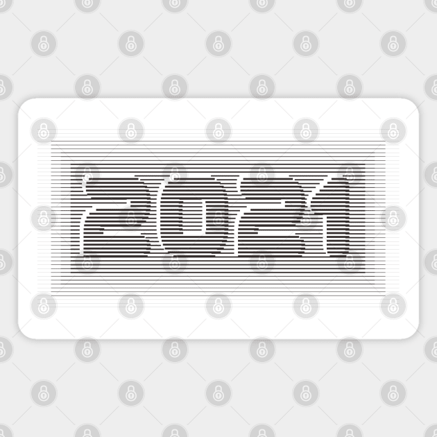 Happy New Year 2021 Magnet by radeckari25